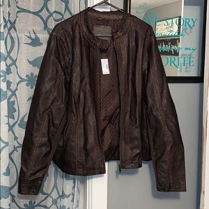 Faux Leather Jacket!